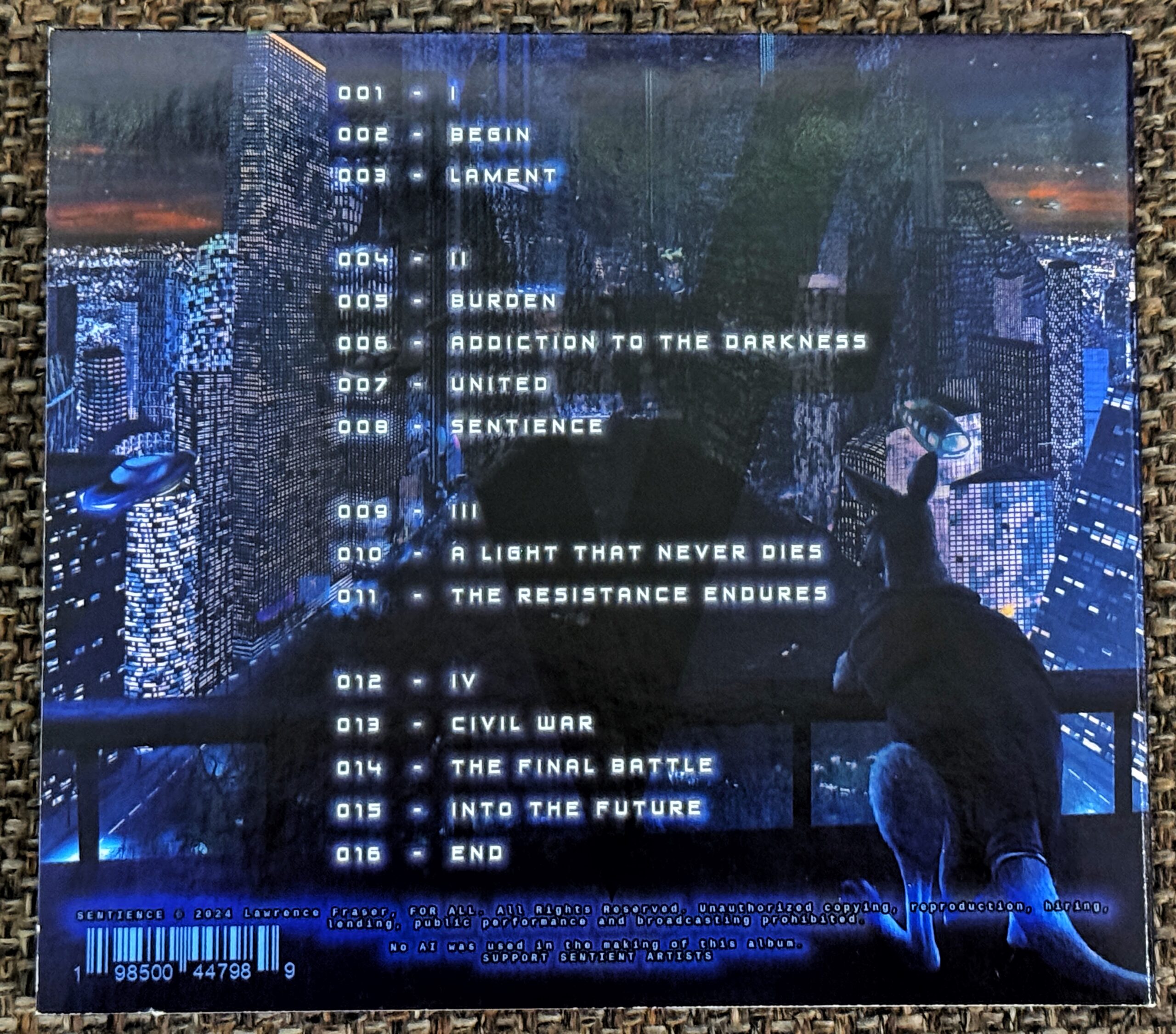 Sentience - CD - First Edition - Image 2
